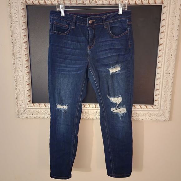 Cello Distressed Skinny Jeans - Picture 1 of 3